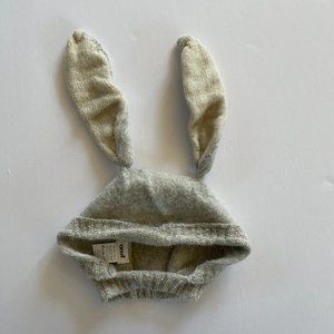 NWOT Oeuf bunny hat in baby alpaca, 4-6Y, ethically made, eco-friendly